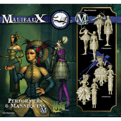 Malifaux 2E: Arcanists - Peformers & Mannequins (4)