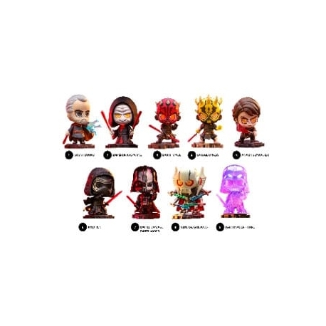 Star Wars Cosbi Mini Figures Dark Side 8 cm Blind Box Display (8)