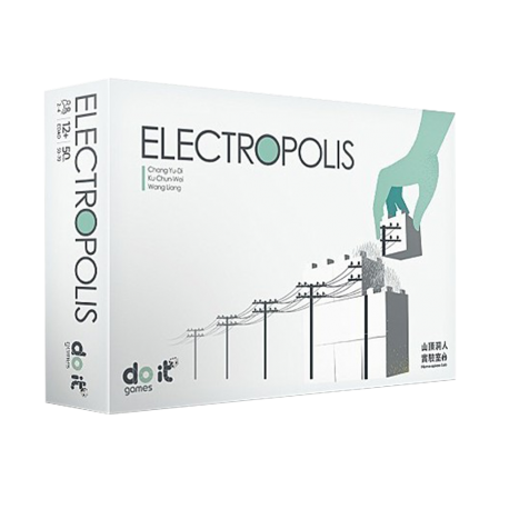 Electropolis strategy board game by Do It Games