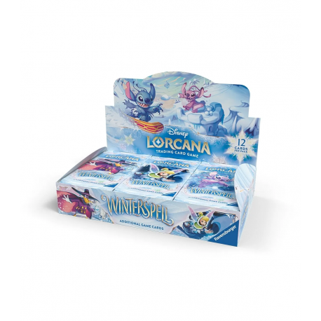 Disney Lorcana TCG Winterspell caja de sobres Expositor (24) (Inglés) de Ravensburger