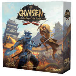 Gunsen: The Battle for Toshi board game from Office Dog (Spanish)