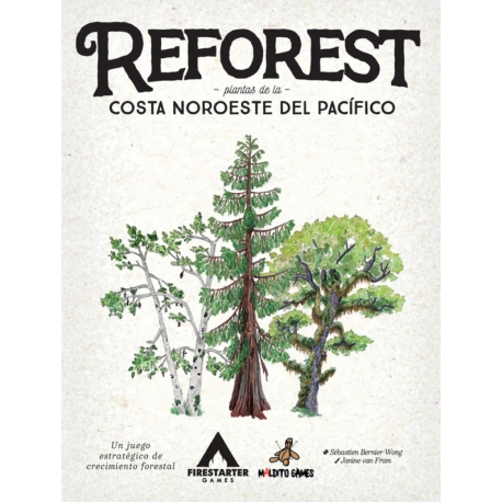 Reforest: Plants of the Pacific card game from Maldito Games (Spanish)