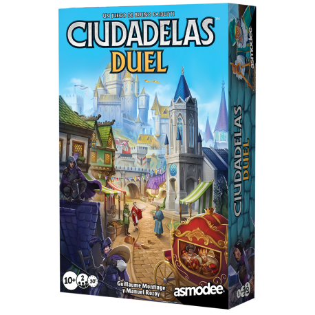 Juego de mesa Ciudadelas Duel de Asmodee