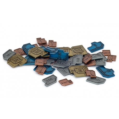 Vantage Metal Coins de Stonemaier Games