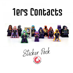 1ers Contacts sticker set from MeepleStickers