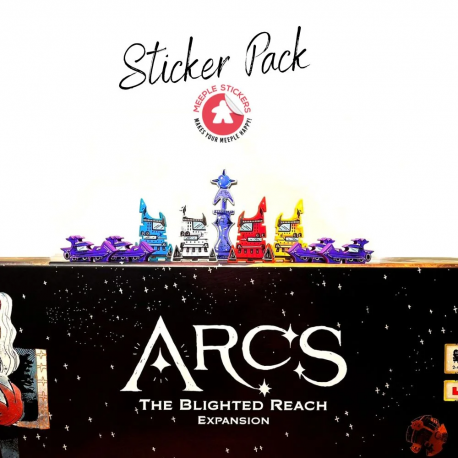 Arcs – The blighted reach expansion sticker set from MeepleStickers
