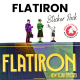 Flatiron sticker set from MeepleStickers
