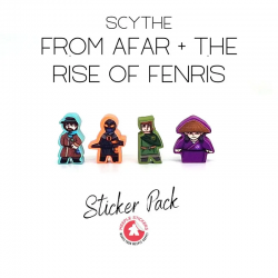 Scythe expansion (From Afar, The rise of Fenris) sticker set from MeepleStickers