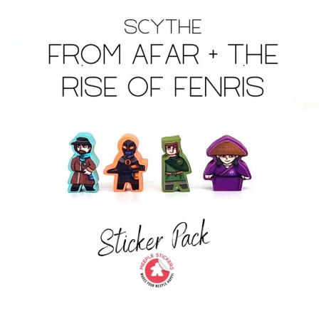 Scythe expansion (From Afar, The rise of Fenris) sticker set from MeepleStickers