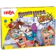 Juegos de mesa educativo de Haba en versión 3D. Rhino Hero Super Battle 3D es un juego para niños de estrategia y habilidad
