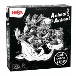 Juego de mesa Animal Sobre Animal - Edición Blanco y Negro de HABA