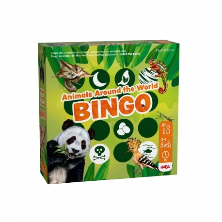 Bingo Animals Around the World board game from HABA (Spanish)
