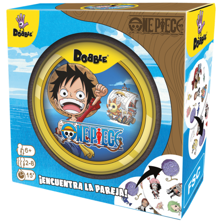 Juego de cartas Dobble One Piece de Zygomatic