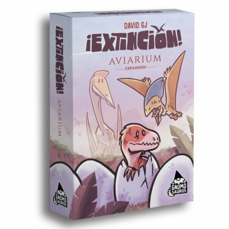 The card game Extinction!: Aviarium by Gnomosaurus (Spanish)
