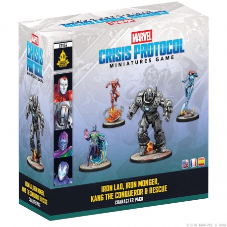 Marvel Crisis Protocol Lad, Moner, Kang and Rescue (Multiidioma)