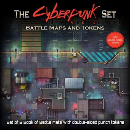 The Cyberpunk Set Battle Maps and Tokens (English)