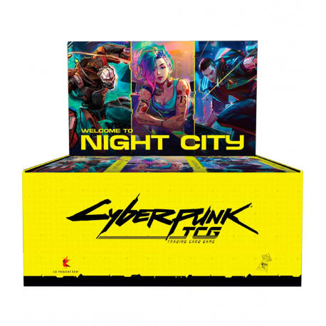Cyberpunk TCG - Booster Box Display (24 sobres) Welcome to Night City (Inglés)