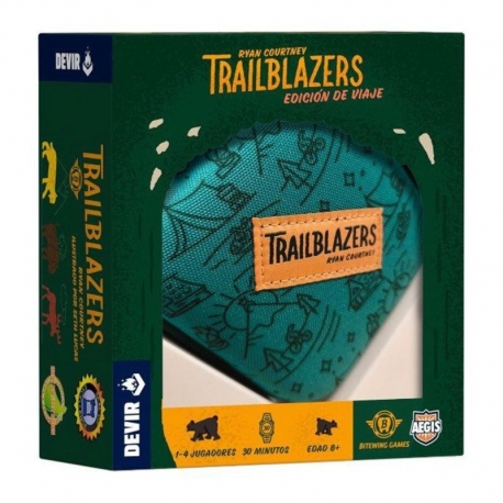 Trailblazers: Travel Edition board game from Devir (Spanish)