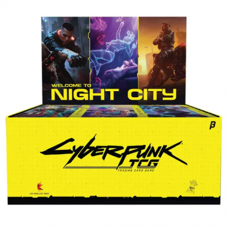 Cyberpunk TCG - Booster Box Display BETA (36 sobres) Welcome to Night City BETA (Inglés)