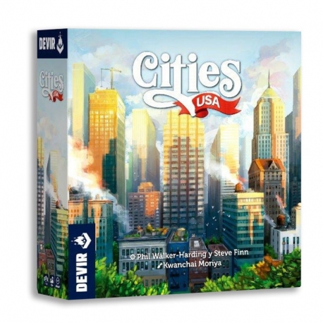 Cities USA board game from Devir (Spanish)