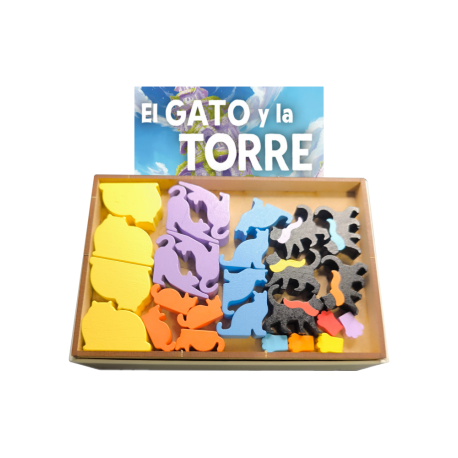Insert compatible with EL GATO Y LA TORRE RIO board game by Without Mess