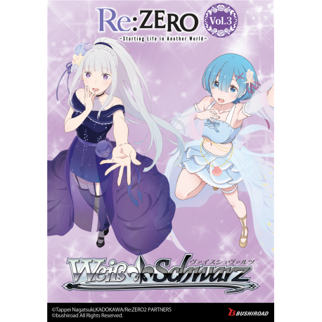Weiß Schwarz - Re:ZERO -Starting Life in Another World- Vol.3 Booster Display (12 Packs) (English) from Bushiroad