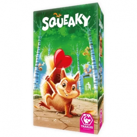 the Squeaky card game from Tranjis Games (Spanish)