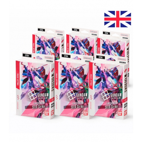 Gundam Card Game Starter Deck Display ST-04 (6 Mazos) (Inglés) de Bandai TCG