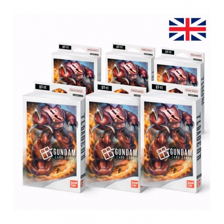 Gundam Card Game Starter Deck Display ST-11 (6 Decks) (English) by Bandai TCG