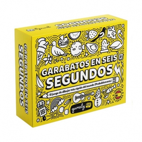 Six Second Doodles board game from Zacatrus (Spanish)