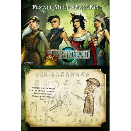 Through the Breach RPG: Female Multi-Part Kit