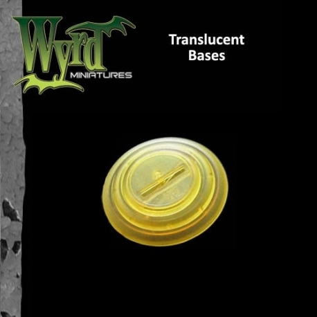 Malifaux: Accessories - Gold Translucent Bases 50mm (3)