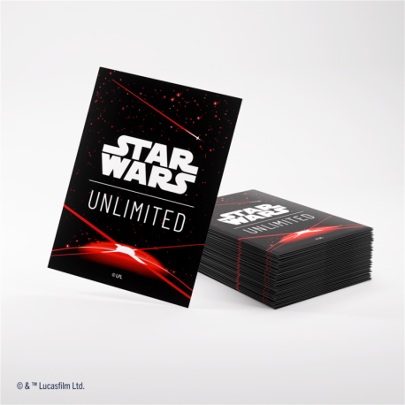 Star Wars Unlimited Art Sleeves Card Back Red