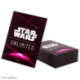 Star Wars Unlimited Art Sleeves Card Back Magenta