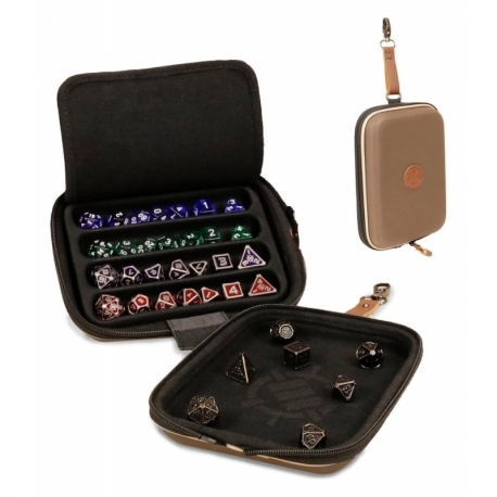 Enhance Juego de Mesa Bolsa para dados Designer Edition Beige
