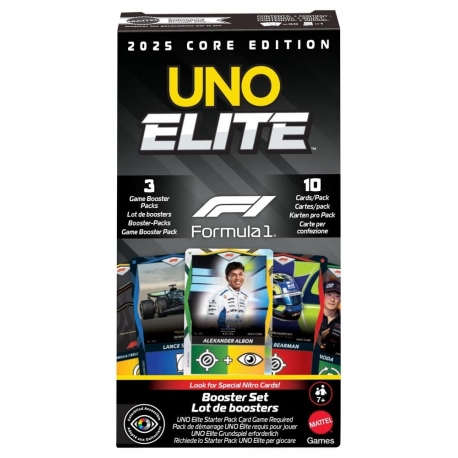 Formula 1 UNO Card Game Elite F1 Booster-Set