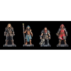 Mythic Legions Pack de 4 Figuras de Acrílico Heroic Set A 3 cm
