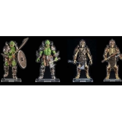 Mythic Legions Pack de 4 Figuras de Acrílico Villainous Set A 3 cm