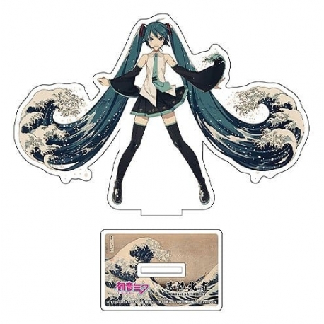 Hatsune Miku x Katsushika Hokusai iXima acrílicos troquelados The Great Wave off Kanagawa 10 cm (5)