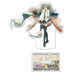 Hatsune Miku x Katsushika Hokusai iXima Soporte acrílico Shinagawa Gotenyama on the Tokaido 10 cm (5)