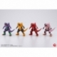 Godzilla x Evangelion pack de 4 Estatuas PVC Hyper Modeling Series Mechagodzilla Kiryu Eva colour Ver. 9 cm