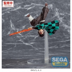 Demon Slayer: Kimetsu no Yaiba Luminasta PVC Figure Tanjiro Kamado Hinokami Kagura Setting Sun Transformation 15 cm