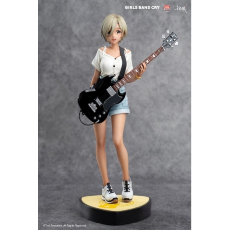 Girls Band Cry Estatua PVC 1/7 Natsu wo Mankitsu shite Sakebe Series No. 3 Rupa 26 cm