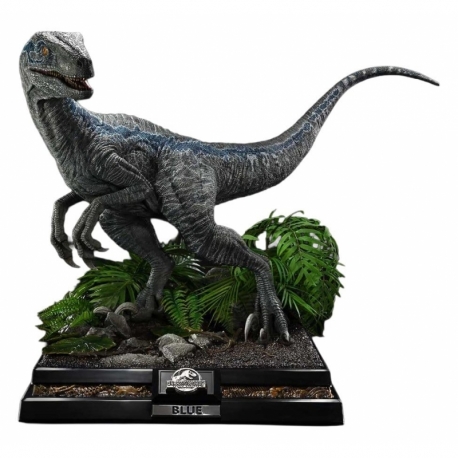 Jurassic World: Fallen Kingdom (Film) Estatua Legacy Museum Collection 1/2 Blue 88 cm
