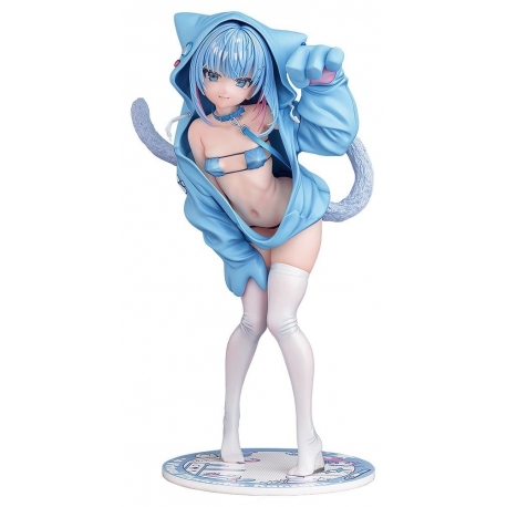 Virtual illustrator Kanzarin Figura PVC 1/6 kanzarin-chan: Cat-Eared Hoodie Ver. 26 cm