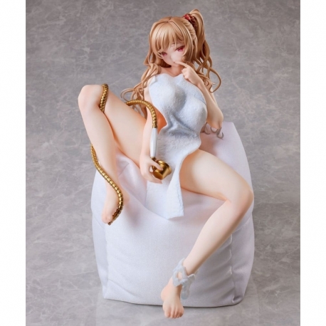 Original Character Figura PVC Girl in the Bath [Cushion Ver.] Illustration by Ponzu 26 cm
