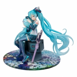 Mobile Suit Gundam x Hatsune Miku Estatua PVC Lucrea Hatsune Miku x OO Gundam 45th Anniversary 17 cm