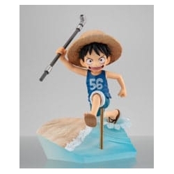One Piece Serie G.E.M. Estatua PVC Monkey D. Luffy Run! Run! Run! 15th anniversary Ver. 12 cm
