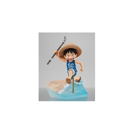 One Piece Serie G.E.M. Estatua PVC Monkey D. Luffy Run! Run! Run! 15th anniversary Ver. 12 cm
