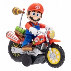 Super Mario Galaxy: la película Figura con Motocicleta de Retroceso Mario 6 cm
